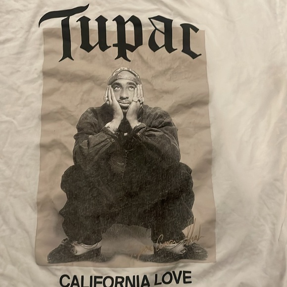 oversized tupac tee 90s - Picture 2 of 3